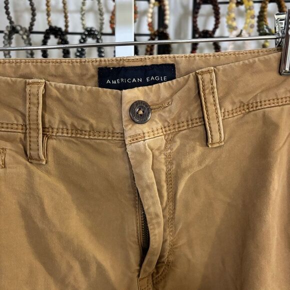 American Eagle Outfitters Tan Chinos Classic Style 30x34 original straight - Picture 3 of 8
